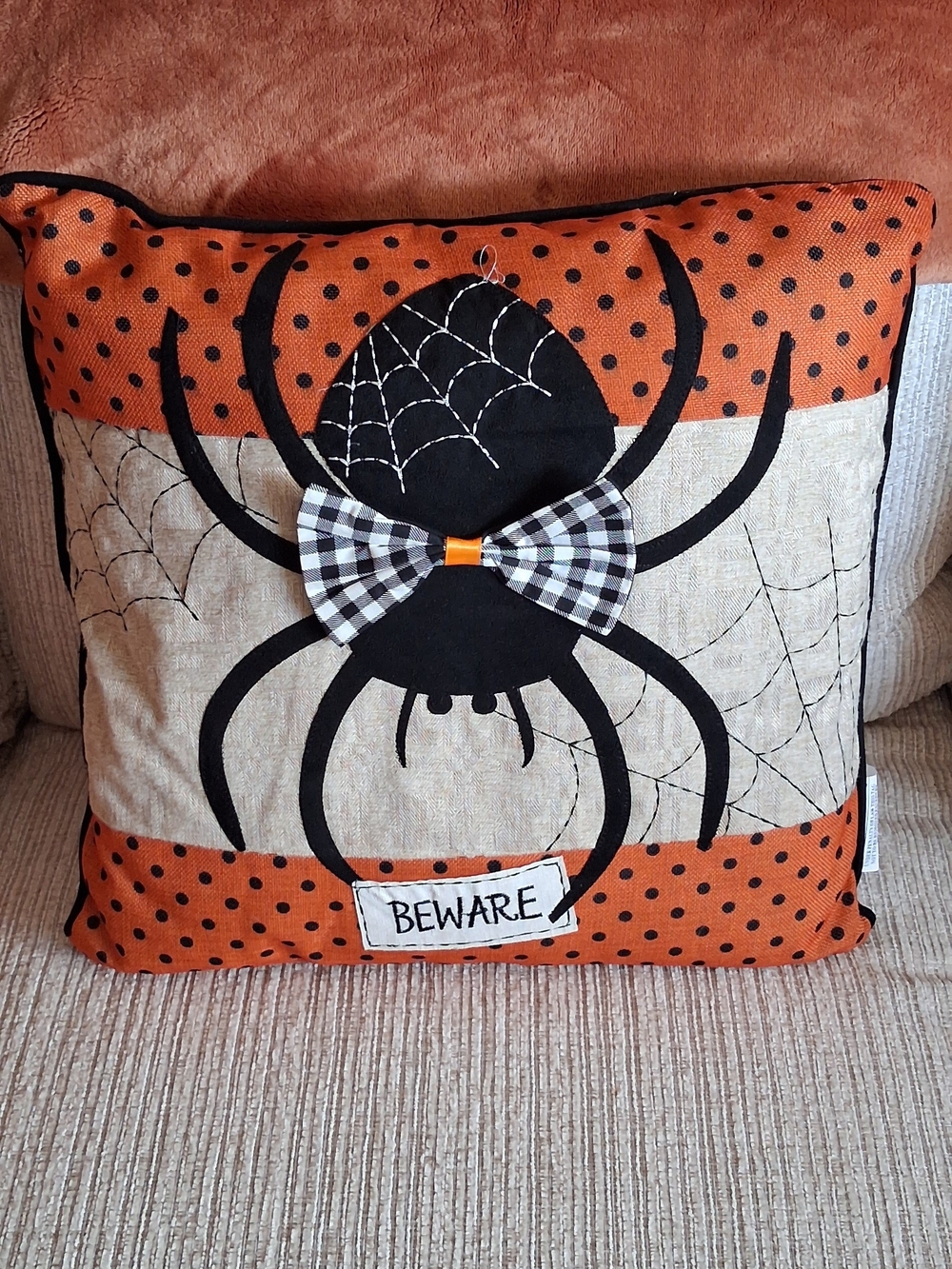 Halloween Spider Decorative Throw Pillow by Ashland